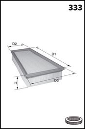 LUCAS FILTERS Ilmansuodatin LFAF677